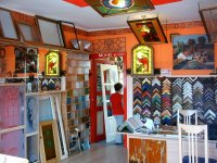 Mühely, bemutató terem